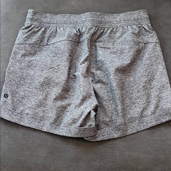 Gray Lululemon Gray Athletic Shorts with Drawstring - Sz 8 - Picture 3 of 4